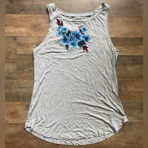 AEO Embroidered Tank Top